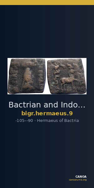 Bactrian and Indo-Greek Coinage Hermaeus 9 — CANOA