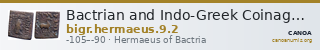 Bactrian and Indo-Greek Coinage Hermaeus 9.2 — CANOA