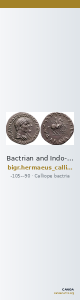 Bactrian and Indo-Greek Coinage Hermaeus and Calliope 1.3 — CANOA