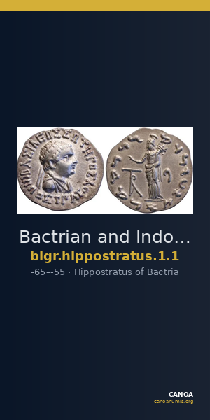 Bactrian and Indo-Greek Coinage Hippostratus 1.1 — CANOA
