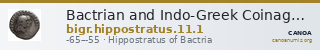 Bactrian and Indo-Greek Coinage Hippostratus 11.1 — CANOA
