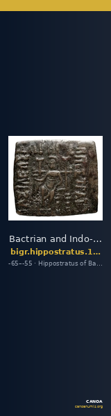 Bactrian and Indo-Greek Coinage Hippostratus 12.1 — CANOA
