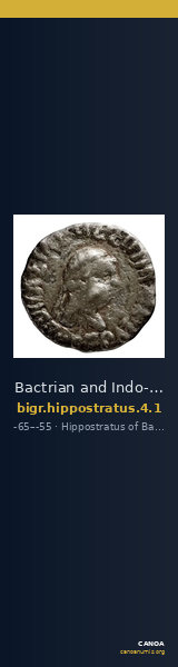 Bactrian and Indo-Greek Coinage Hippostratus 4.1 — CANOA