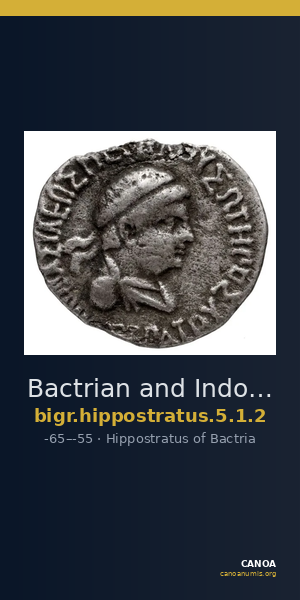 Bactrian and Indo-Greek Coinage Hippostratus 5.1.2 — CANOA