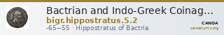 Bactrian and Indo-Greek Coinage Hippostratus 5.2 — CANOA