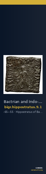 Bactrian and Indo-Greek Coinage Hippostratus 9.1 — CANOA