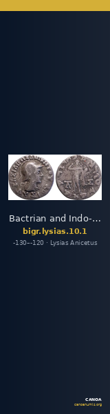 Bactrian and Indo-Greek Coinage Lysias 10.1 — CANOA