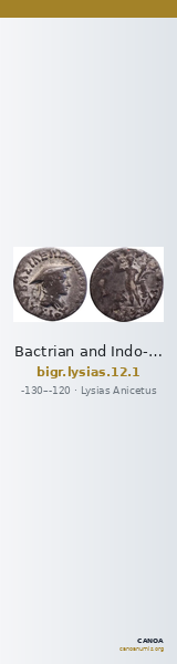 Bactrian and Indo-Greek Coinage Lysias 12.1 — CANOA