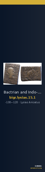 Bactrian and Indo-Greek Coinage Lysias 15.1 — CANOA