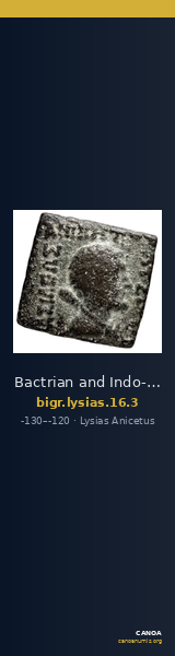 Bactrian and Indo-Greek Coinage Lysias 16.3 — CANOA