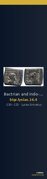 Bactrian and Indo-Greek Coinage Lysias 16.4 — CANOA