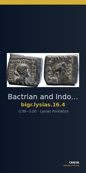 Bactrian and Indo-Greek Coinage Lysias 16.4 — CANOA
