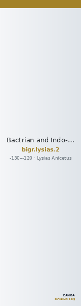Bactrian and Indo-Greek Coinage Lysias 2 — CANOA