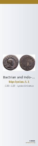 Bactrian and Indo-Greek Coinage Lysias 5.1 — CANOA