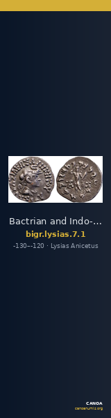 Bactrian and Indo-Greek Coinage Lysias 7.1 — CANOA