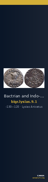 Bactrian and Indo-Greek Coinage Lysias 9.1 — CANOA