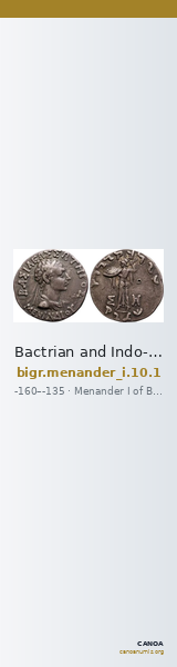 Bactrian and Indo-Greek Coinage Menander I 10.1 — CANOA