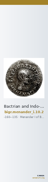 Bactrian and Indo-Greek Coinage Menander I 10.2 — CANOA