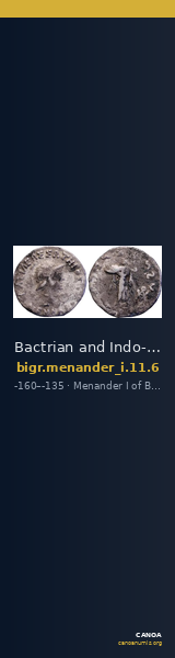 Bactrian and Indo-Greek Coinage Menander I 11.6 — CANOA