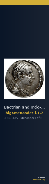 Bactrian and Indo-Greek Coinage Menander I 1.2 — CANOA
