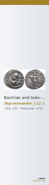 Bactrian and Indo-Greek Coinage Menander I 12.1 — CANOA