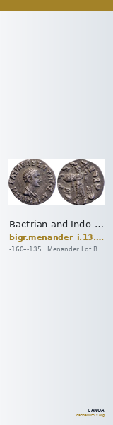 Bactrian and Indo-Greek Coinage Menander I 13.13 — CANOA