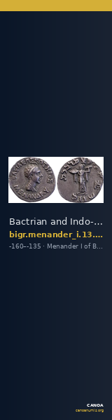 Bactrian and Indo-Greek Coinage Menander I 13.16 — CANOA