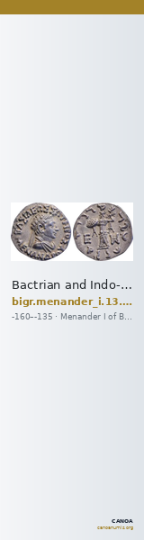 Bactrian and Indo-Greek Coinage Menander I 13.20 — CANOA