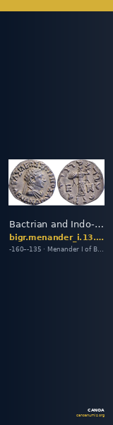 Bactrian and Indo-Greek Coinage Menander I 13.20 — CANOA