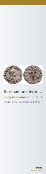Bactrian and Indo-Greek Coinage Menander I 13.3 — CANOA
