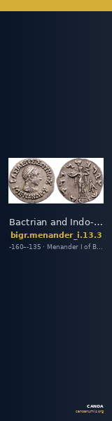 Bactrian and Indo-Greek Coinage Menander I 13.3 — CANOA