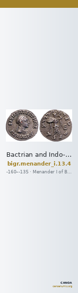 Bactrian and Indo-Greek Coinage Menander I 13.4 — CANOA