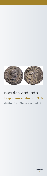 Bactrian and Indo-Greek Coinage Menander I 13.6 — CANOA