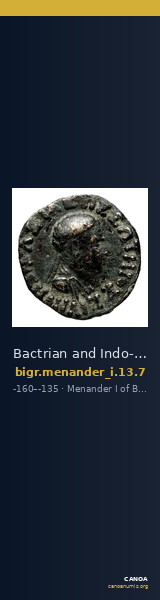 Bactrian and Indo-Greek Coinage Menander I 13.7 — CANOA