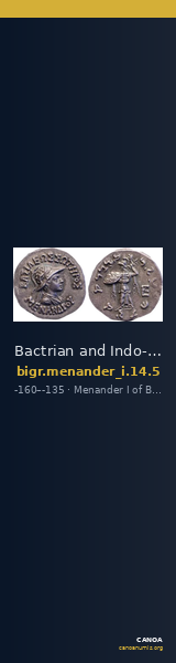 Bactrian and Indo-Greek Coinage Menander I 14.5 — CANOA