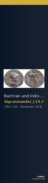 Bactrian and Indo-Greek Coinage Menander I 14.7 — CANOA