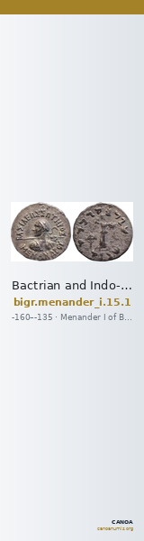 Bactrian and Indo-Greek Coinage Menander I 15.1 — CANOA