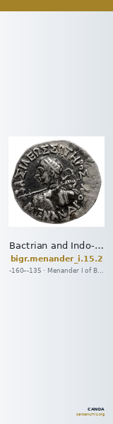 Bactrian and Indo-Greek Coinage Menander I 15.2 — CANOA