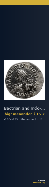 Bactrian and Indo-Greek Coinage Menander I 15.2 — CANOA