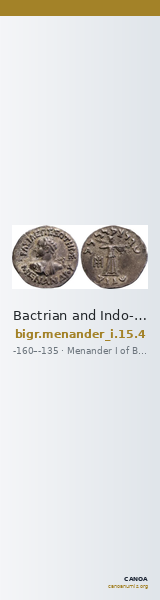 Bactrian and Indo-Greek Coinage Menander I 15.4 — CANOA