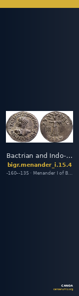 Bactrian and Indo-Greek Coinage Menander I 15.4 — CANOA