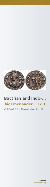 Bactrian and Indo-Greek Coinage Menander I 17.1 — CANOA