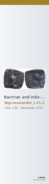 Bactrian and Indo-Greek Coinage Menander I 21.2 — CANOA