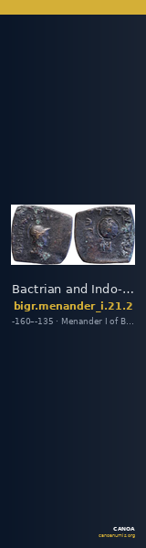 Bactrian and Indo-Greek Coinage Menander I 21.2 — CANOA