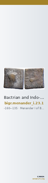 Bactrian and Indo-Greek Coinage Menander I 23.1 — CANOA