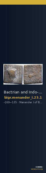 Bactrian and Indo-Greek Coinage Menander I 23.1 — CANOA