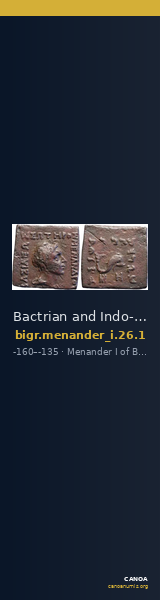 Bactrian and Indo-Greek Coinage Menander I 26.1 — CANOA