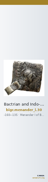 Bactrian and Indo-Greek Coinage Menander I 30 — CANOA
