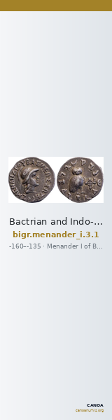 Bactrian and Indo-Greek Coinage Menander I 3.1 — CANOA