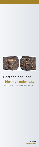 Bactrian and Indo-Greek Coinage Menander I 31 — CANOA